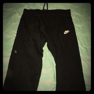 Black womens nike sweatpants